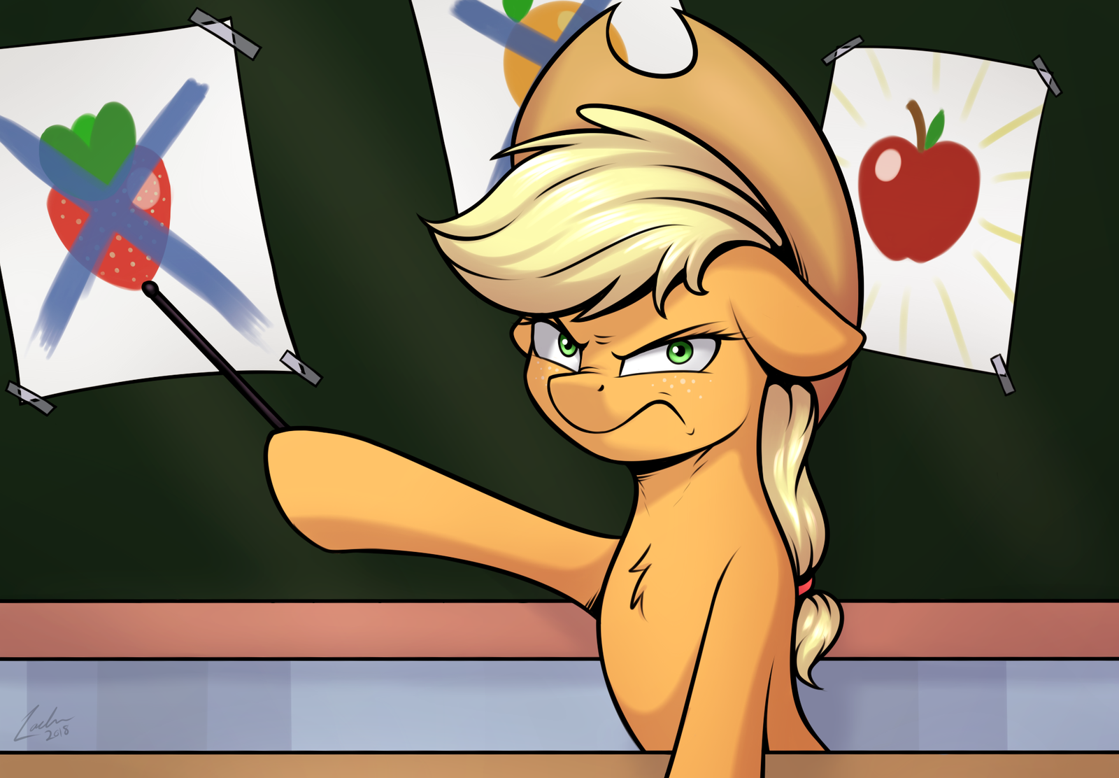 Know your enemy - Applejack, PonyArt, My little pony