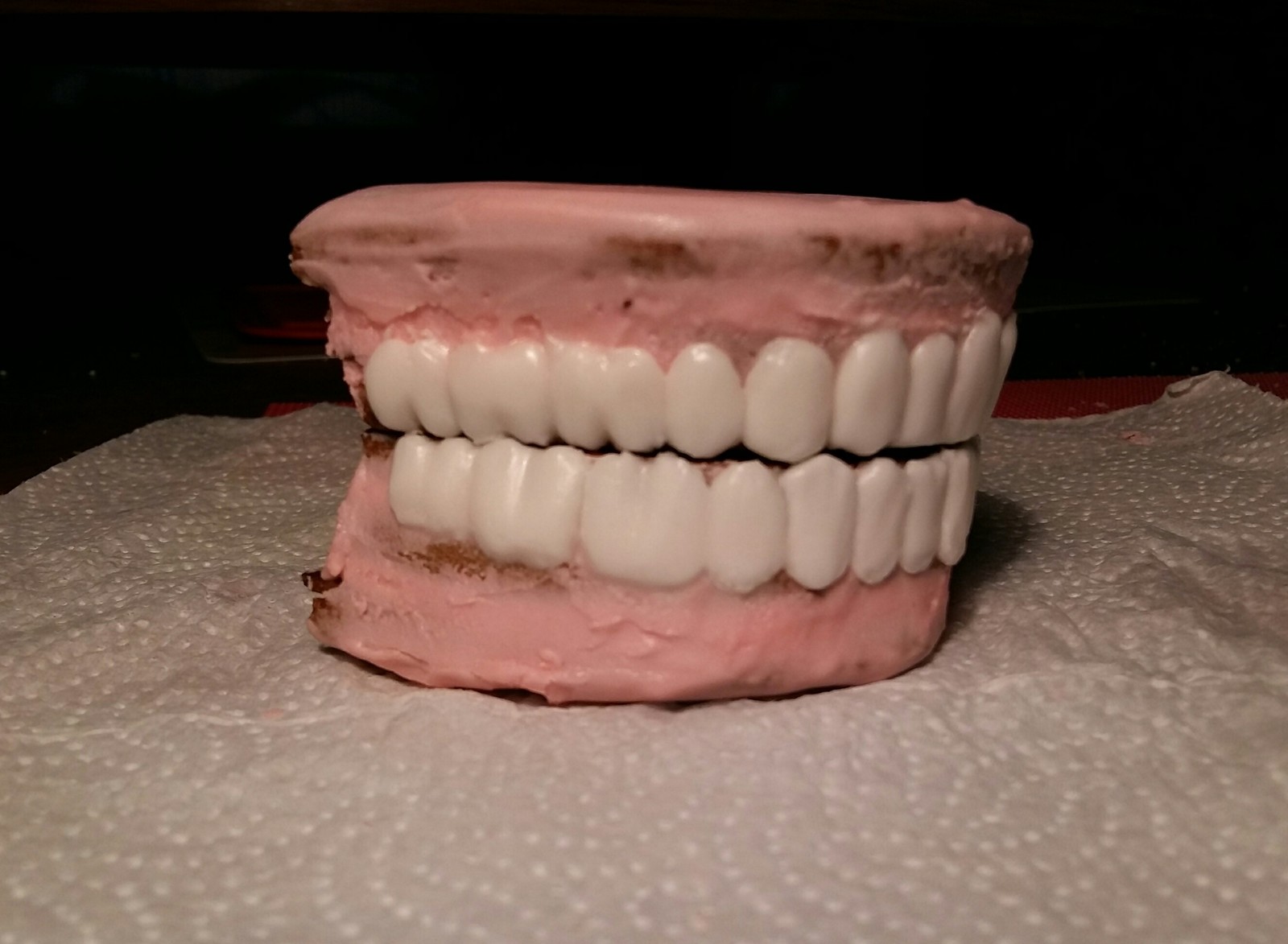 Teeth? Or is it gingerbread? - My, Needlework, Gingerbread, Unusual gifts, Needlework without process, Longpost, The photo