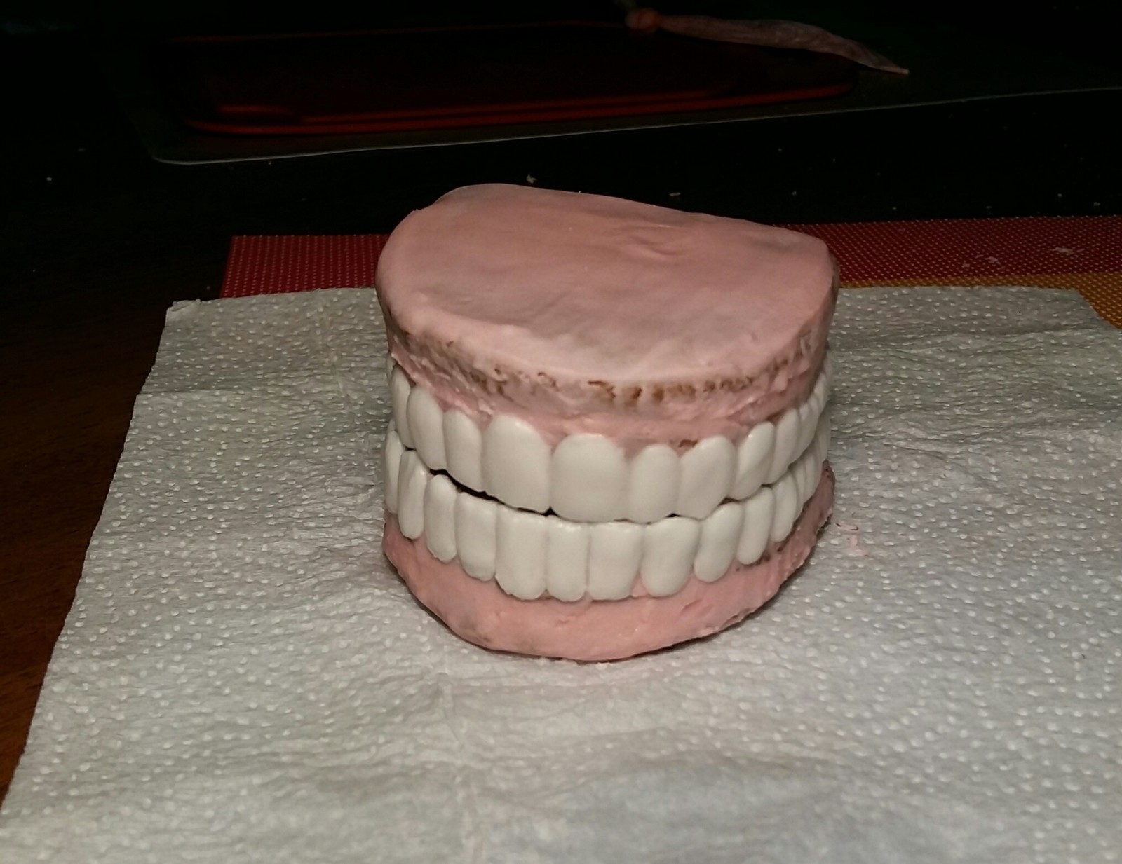 Teeth? Or is it gingerbread? - My, Needlework, Gingerbread, Unusual gifts, Needlework without process, Longpost, The photo