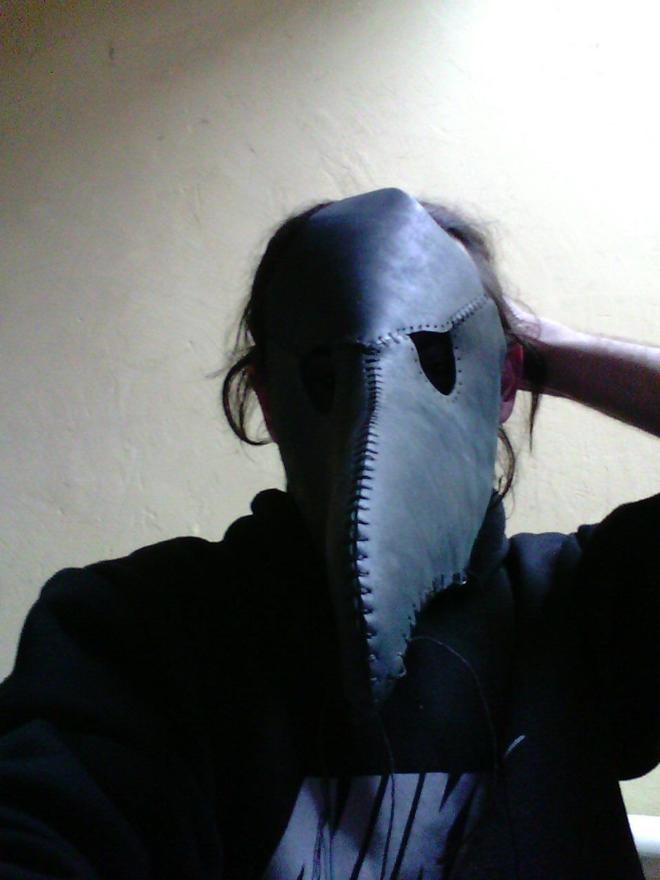 Plague Doctor Mask - My, My, Mask, Plague Doctor, With your own hands, Craft, Leather, Needlework, Longpost