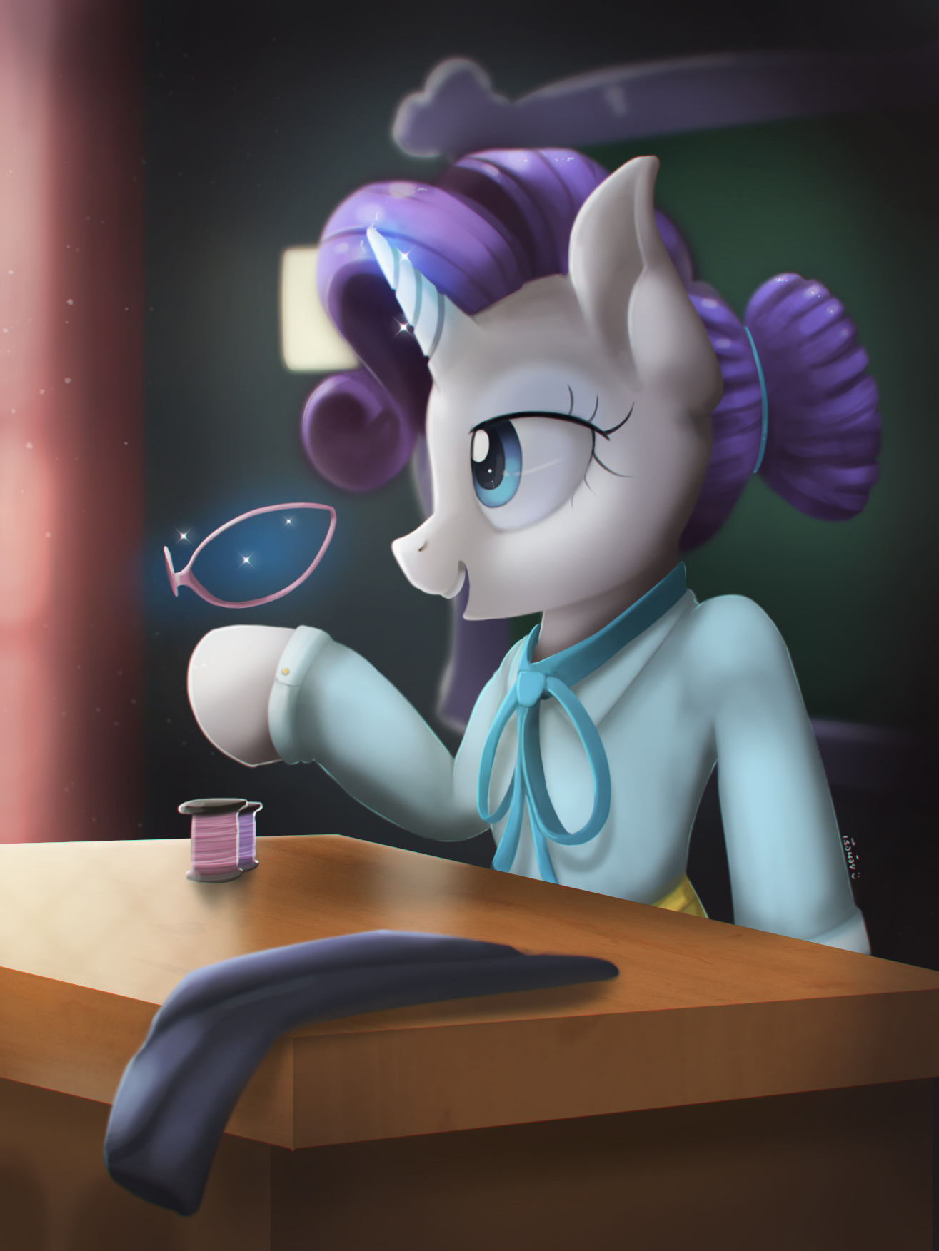 Professor Rarity - My little pony, PonyArt, Rarity, MLP Season 8