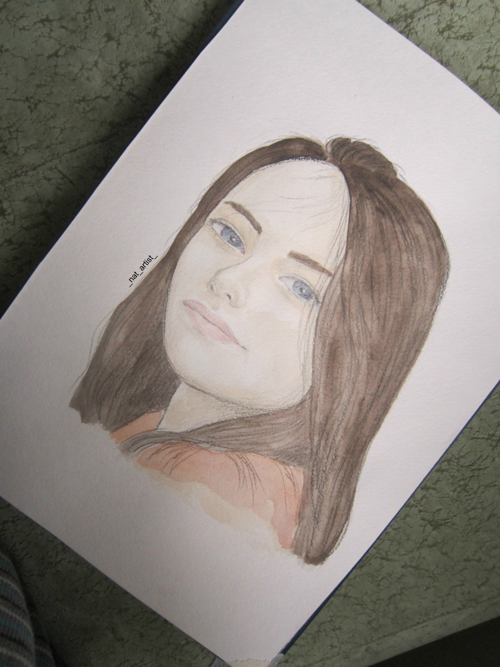 portraits 1. - My, Drawing, Portrait, Pencil, Watercolor, People, Painting, Creation, Longpost