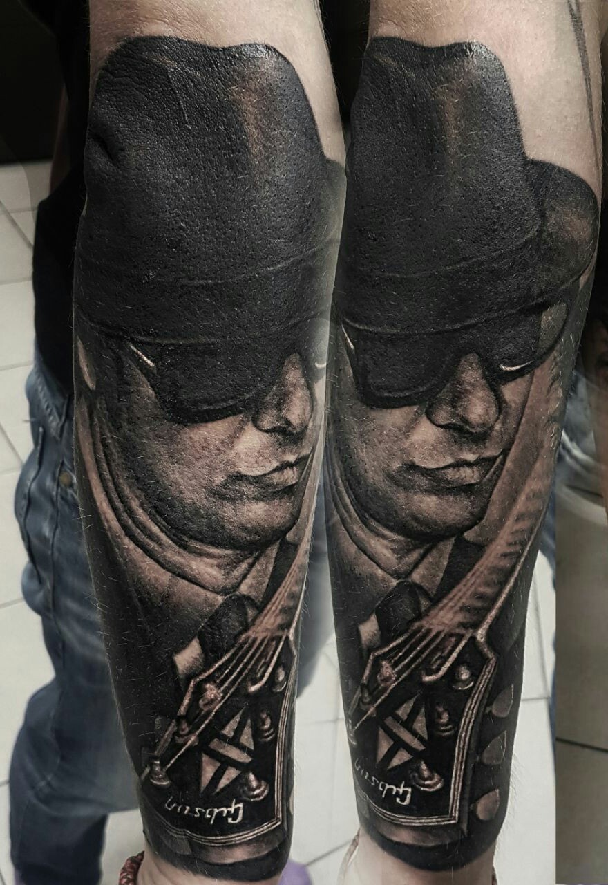 Blues brothers 2 - My, Tattoo, Realism, , Tattoo Lovers League, Blues Brothers, Longpost