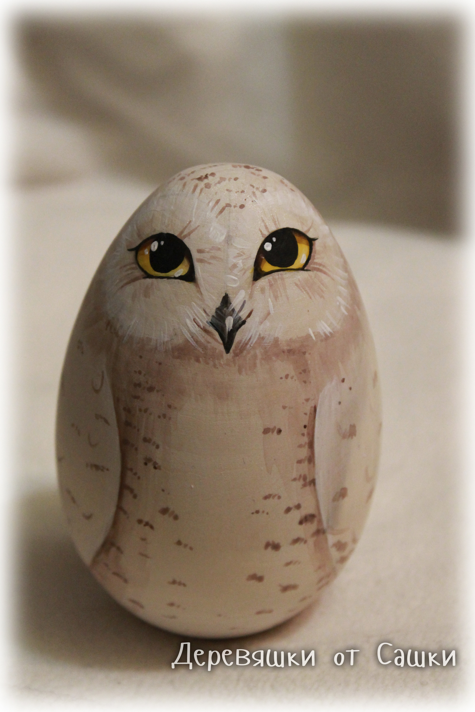 Friday Owl Hello! - My, Pieces of wood from Sasha, Needlework without process, Owl, Matryoshka, Painting on wood, Longpost, The photo