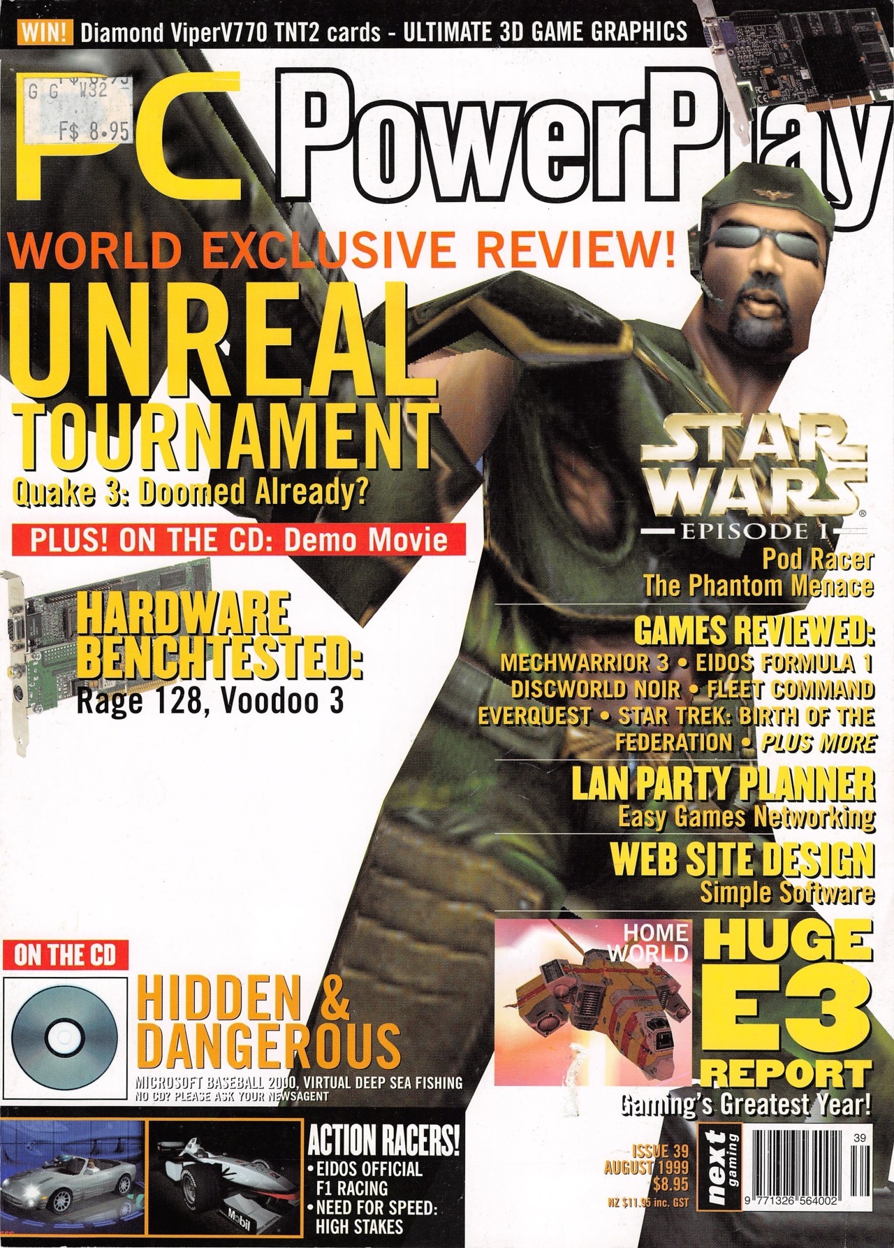 Unreal Grafonius on the cover of gaming magazines - My, Unreal, Game World Navigator, Nextgen, , PC, Computer games, 1997, 1998, , Magazine, Computer