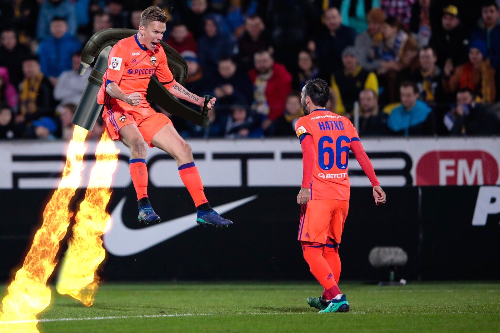 Take off - My, CSKA, Football, Lucky shot, Premier League, Lucky moment