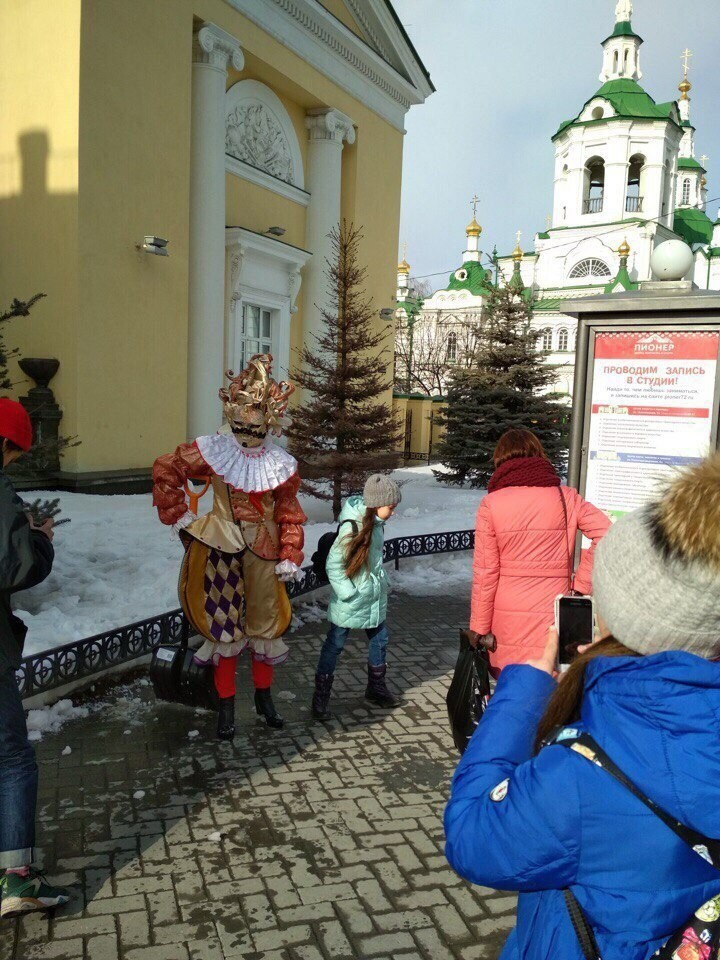 Я прокладываю дорогу Весне - Моё, Тюмень, Весна, Снег, Костюм, Длиннопост, Фотография