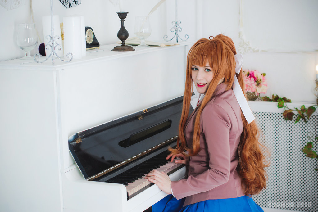 Just Monika... - Doki Doki Literature Club, Monika, Just monika, Cosplay, , Longpost