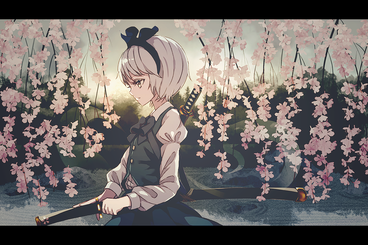 Konpaku Youmu - Touhou, Anime art, Anime, Not anime, Konpaku Youmu, Dise