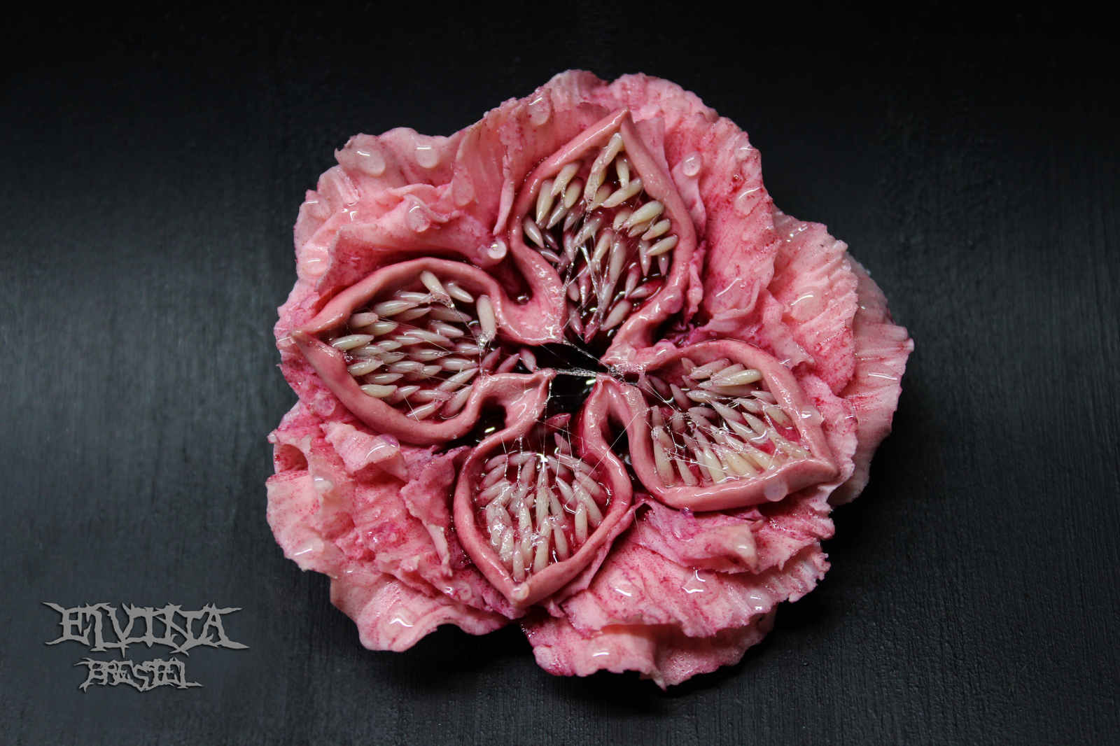 Peony demogorgon from polymer clay - My, Polymer clay, Demogorgon, Abomination, Kripota, Needlework with process, Longpost