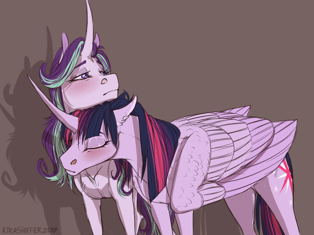 Well, guys, shipping? - My, My little pony, Twilight sparkle, Starlight Glimmer, MLP Lesbian