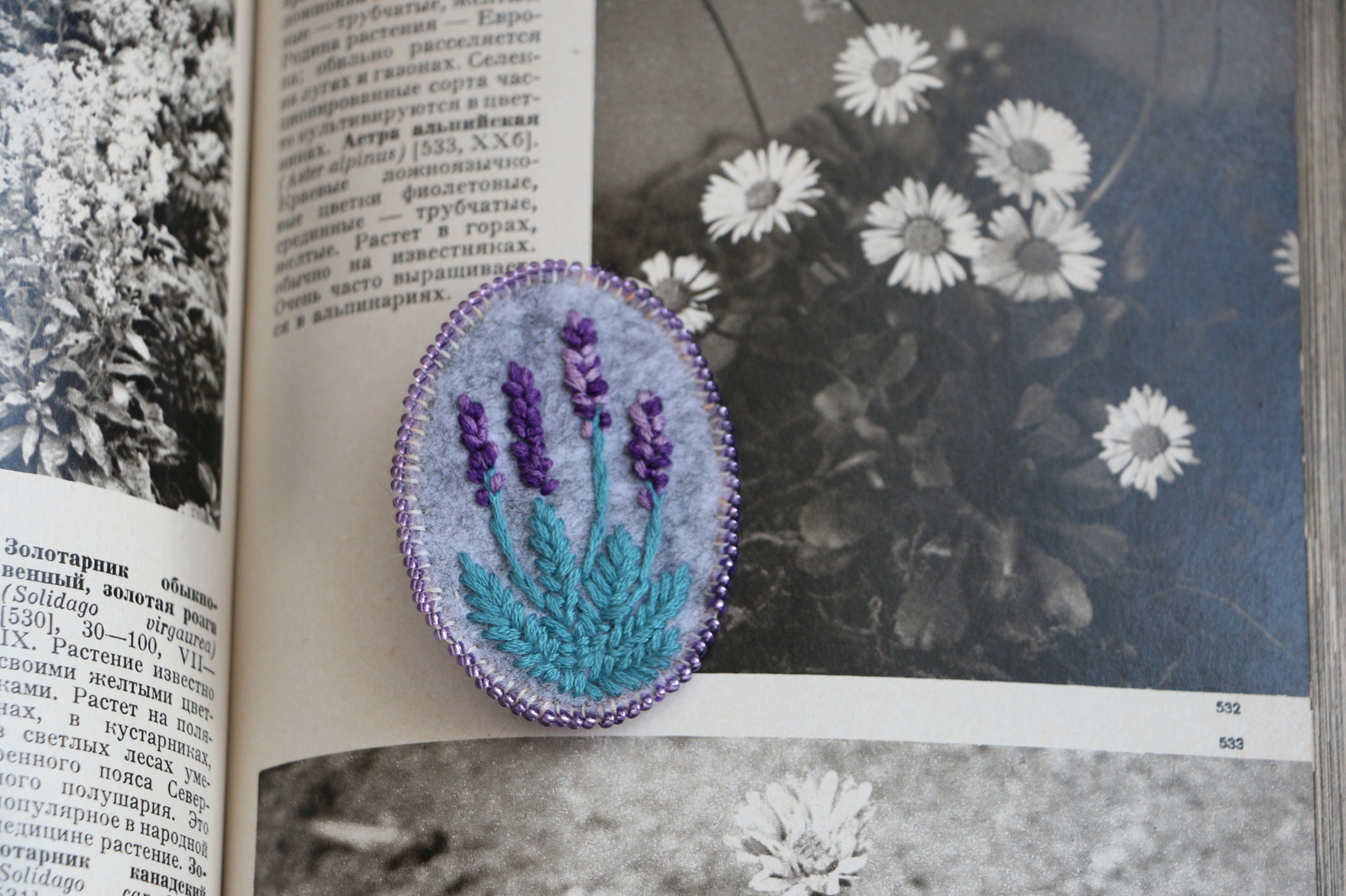 ...and I became an embroiderer. - My, Embroidery, Beads, Birds, Animals, Brooch, Handmade, Longpost, The photo