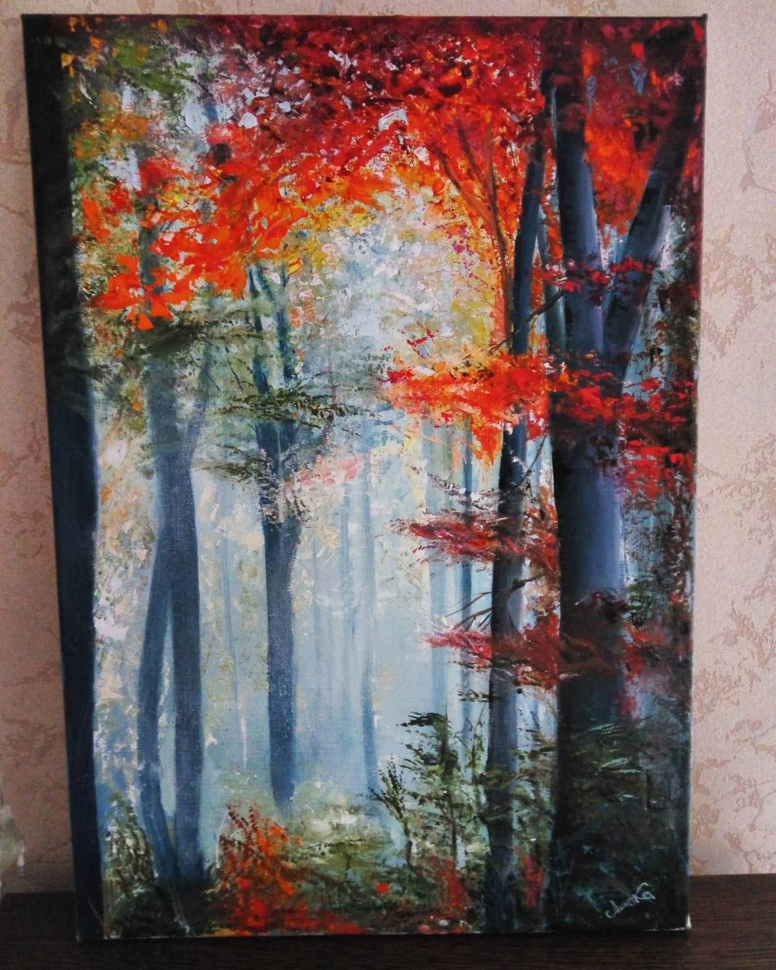 Oil painting - My, Creation, Inspiration, My, Longpost, Painting, Butter, Landscape