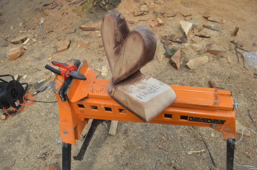 Kid with a chainsaw - My, Alexander Ivchenko, Chainsaw sculpture, Chainsaw, Veles, Perun, Svarog, Wood carving, Longpost, Video