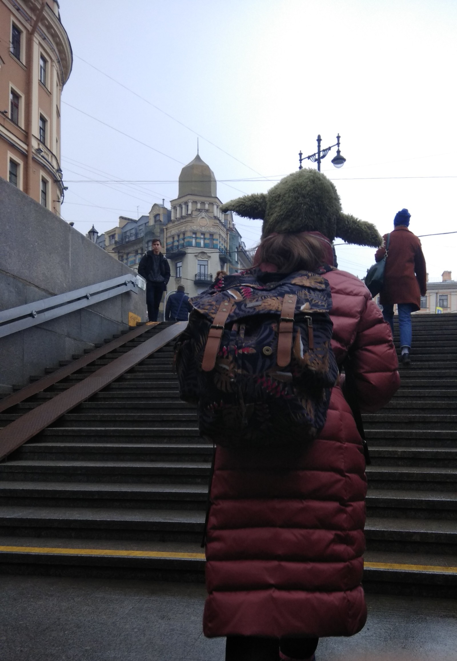 Master Yoda, is that you? - My, Saint Petersburg, Yoda, Cap, What a twist, The photo