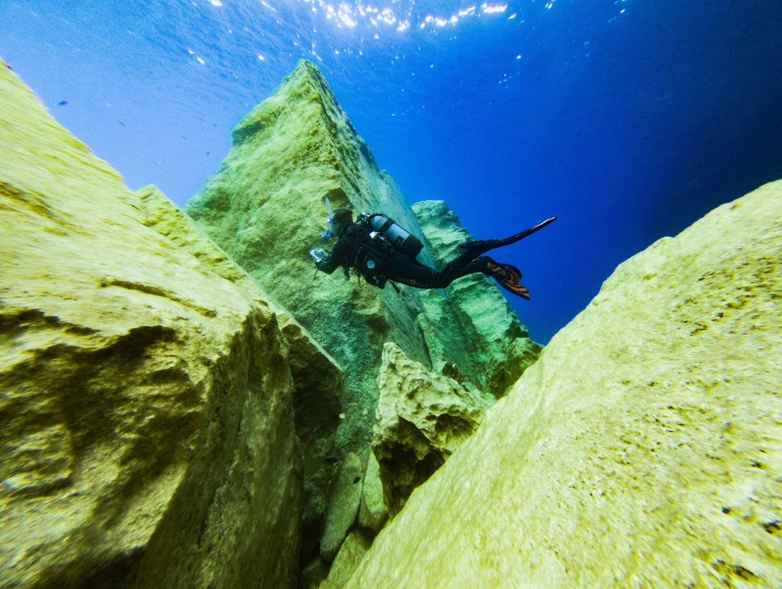 Записки девочки-дайвера. Мальта Blue Hole
 - Моё, Дайвинг, Подводный мир, Girldiver, Мальта, Гозо, Длиннопост