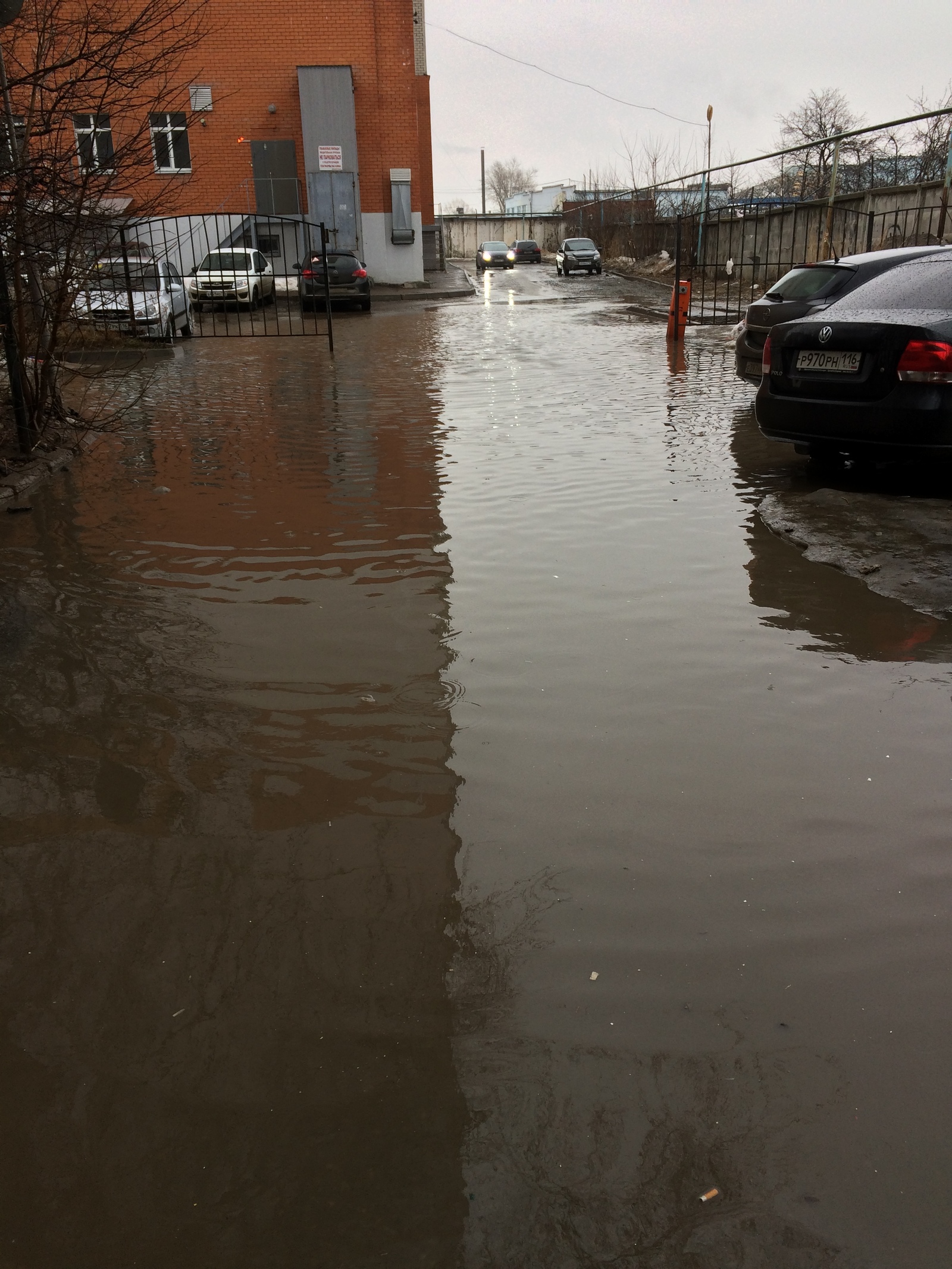 And in our yard, Kazan - My, Rain, Flood, Longpost