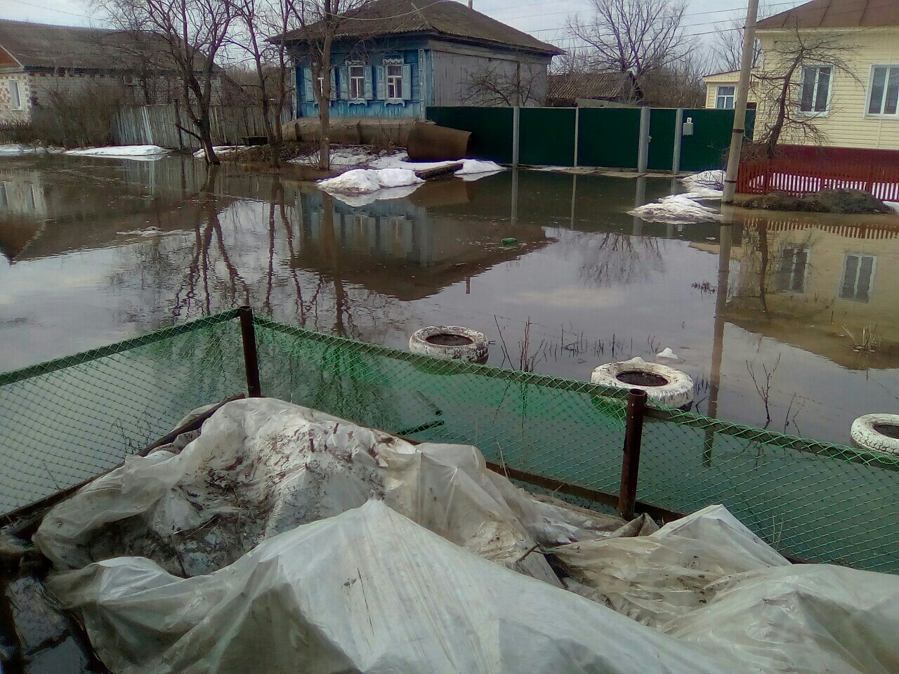 In the flood zone - Flood, Volgograd region, Drowning, Longpost