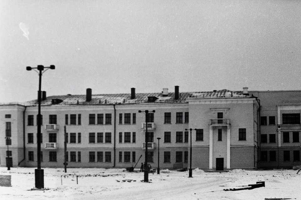 First City Hospital Magnitogorsk. - Magnitogorsk, Hospital, Past, , Magnitka, Left Bank, Old, Old photo, Longpost