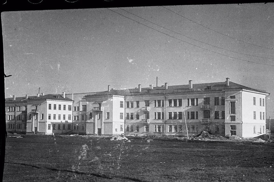 First City Hospital Magnitogorsk. - Magnitogorsk, Hospital, Past, , Magnitka, Left Bank, Old, Old photo, Longpost