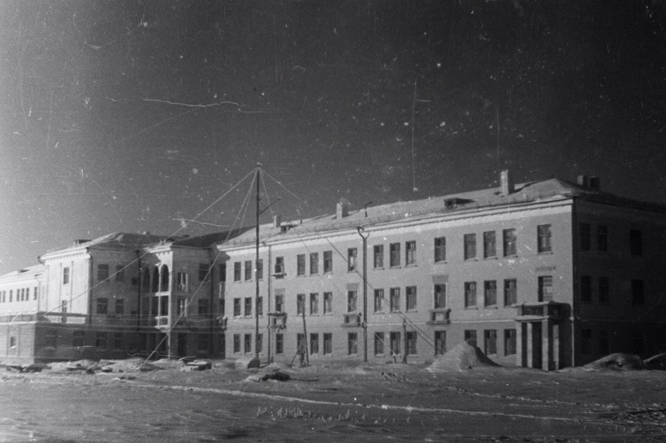 First City Hospital Magnitogorsk. - Magnitogorsk, Hospital, Past, , Magnitka, Left Bank, Old, Old photo, Longpost