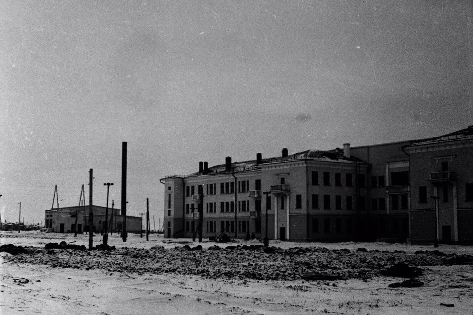 First City Hospital Magnitogorsk. - Magnitogorsk, Hospital, Past, , Magnitka, Left Bank, Old, Old photo, Longpost