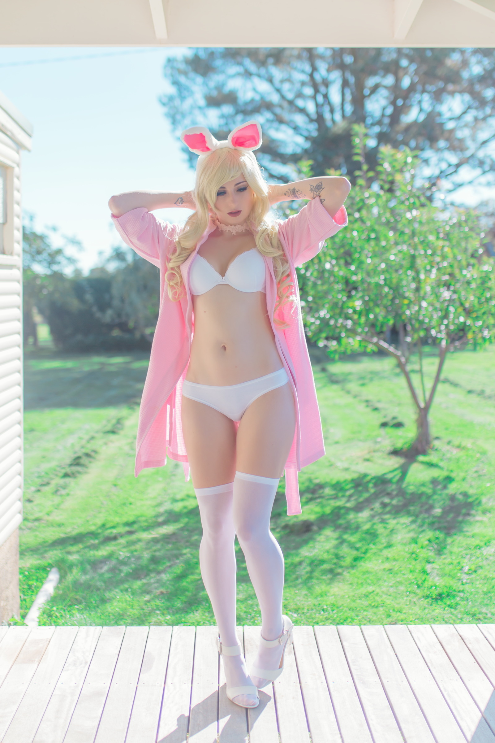 Kayla Erin - Easter Set by Beethy - NSFW, Kayla Erin, , Bunny, Easter, Rabbit, Underwear, Longpost