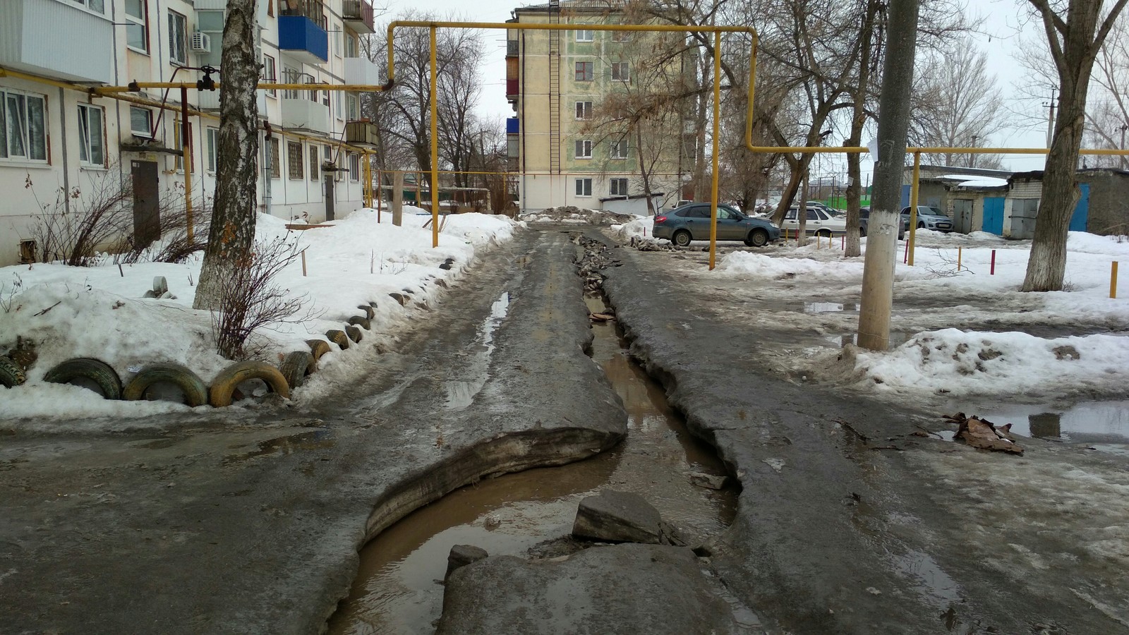 А у нас Гранд-Каньон - Моё, Лед, Двор, Весна, Грязь