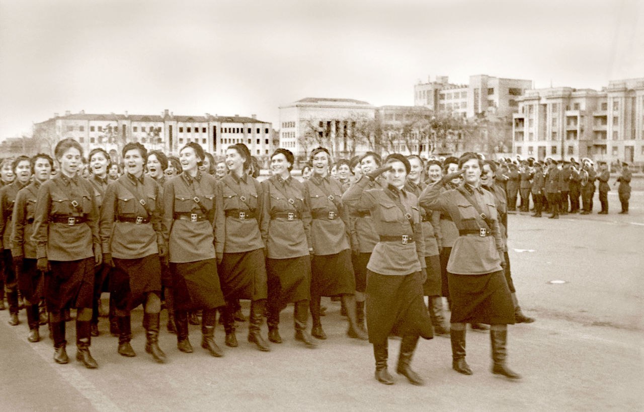 Parade in Kuibyshev on May 1, 1941 - Samara, Interesting, The photo, Story, Military, 1941, Parade, Retro, Longpost