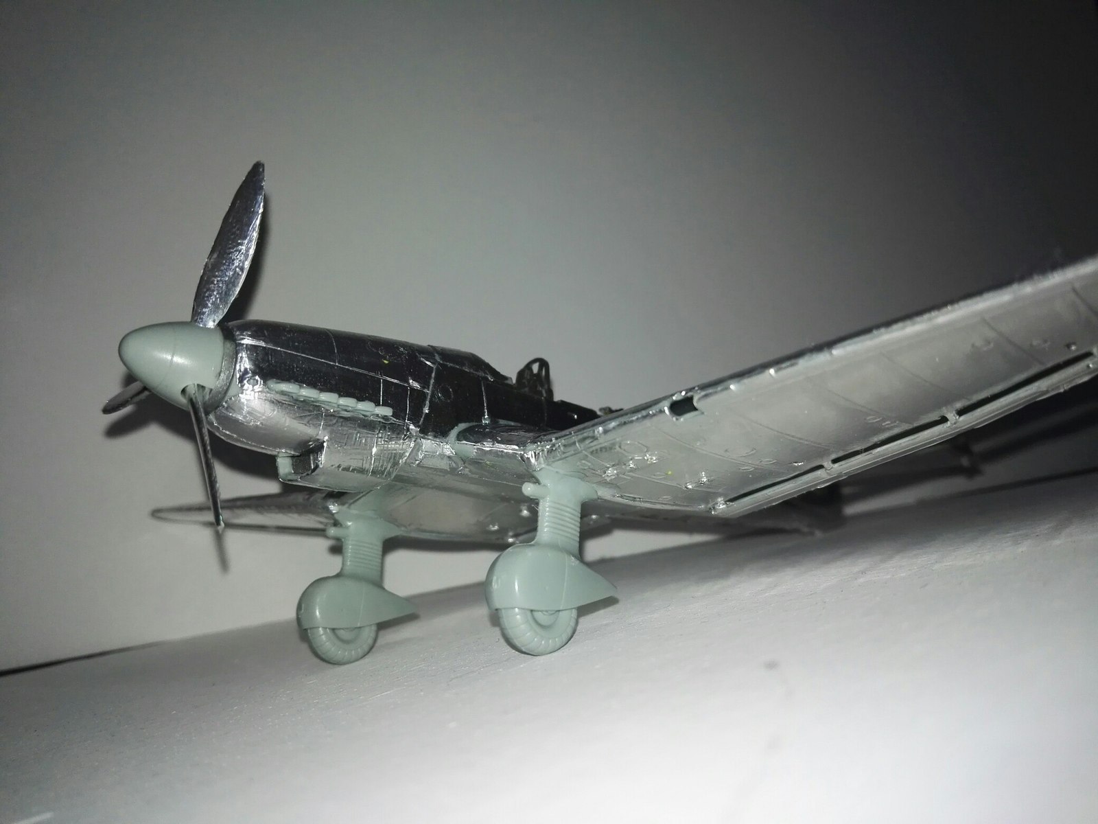 Ju87 G-1 STUKA - My, Scale model, Prefabricated model, Aviation, The Second World War, Scale 72, Stand modeling, Longpost