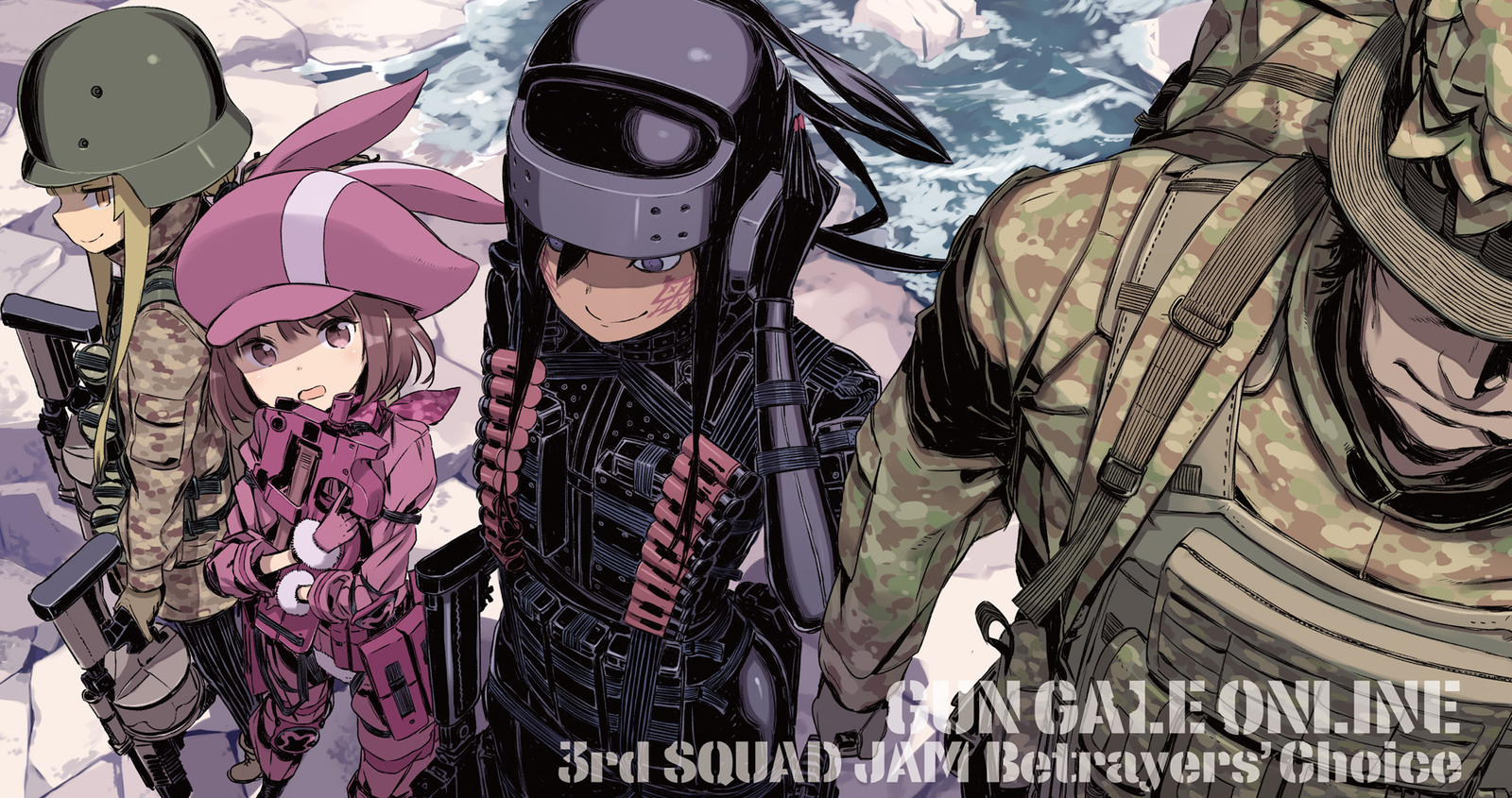SAO Alternative: GGO - Sword Art Online, Gun Gale Online, Anime art, Llenn, , , , Anime