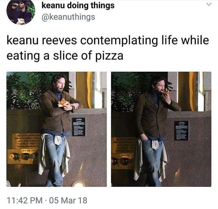 Keanu does things - Keanu Reeves, Longpost, Twitter, , Screenshot