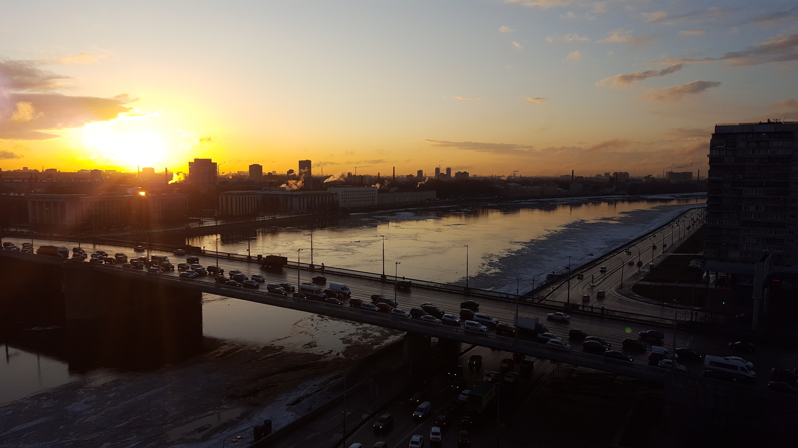 Володарский мост - Санкт-Петербург, Нева, Фотография, Володарский мост