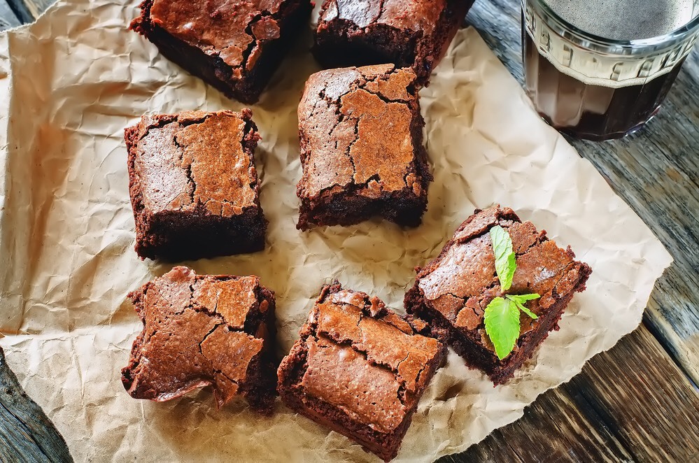 Brownie! - My, Dessert, Brownie, Recipe, Food