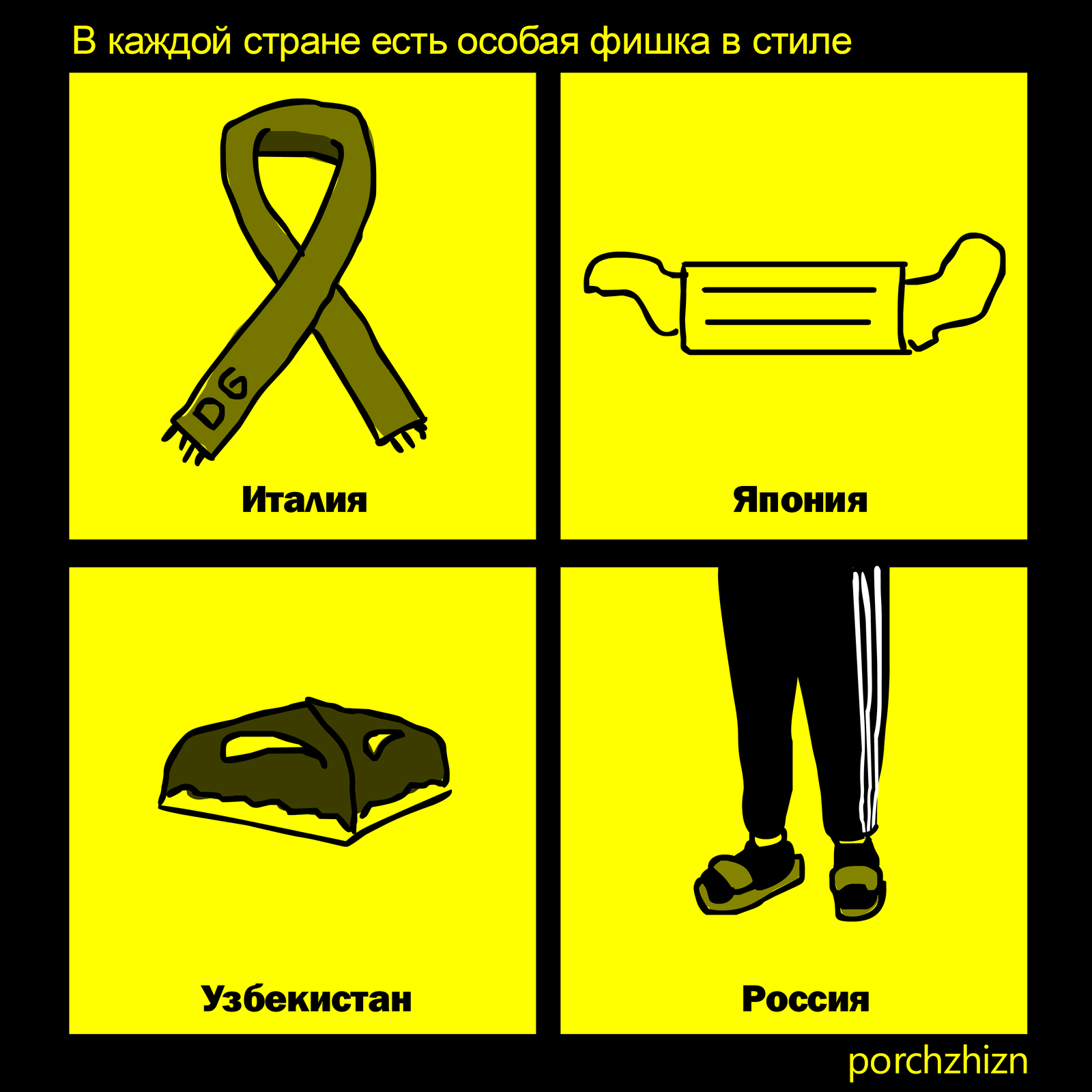 В каждой стране есть особая фишка в стиле - Моё, Стиль, Имидж, Мода, Италия, Япония, Узбекистан, Россия