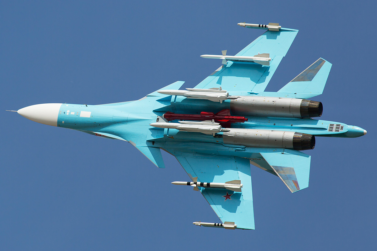 Bottom view part 2 Su-34 - Su-34, Aviation, The photo