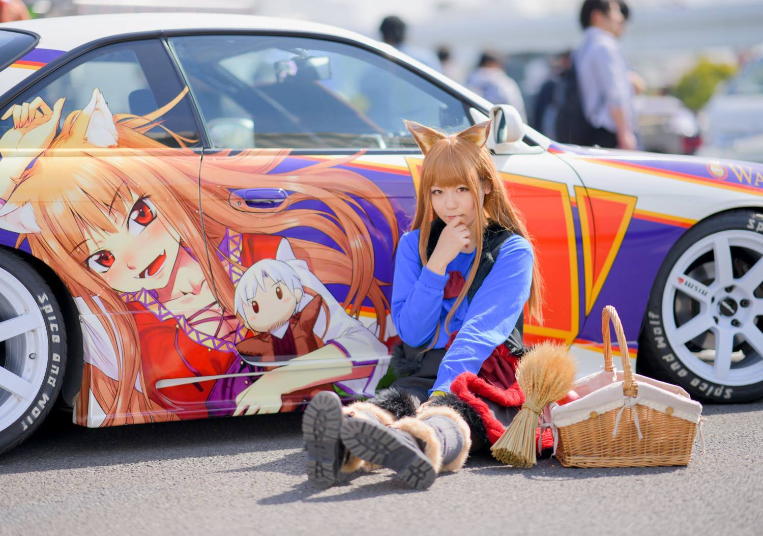 Goddessmobiles :) - Itasha, Anime, Spice and Wolf, Horo holo, Holo, Nissan, Audi, Longpost