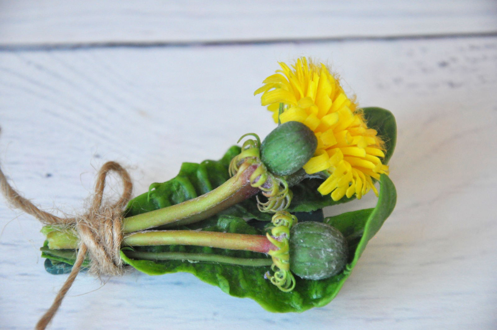 When the time of year doesn't matter - My, Лепка, Cold porcelain, Polymer clay, Dandelion, Flowers, Longpost, Needlework