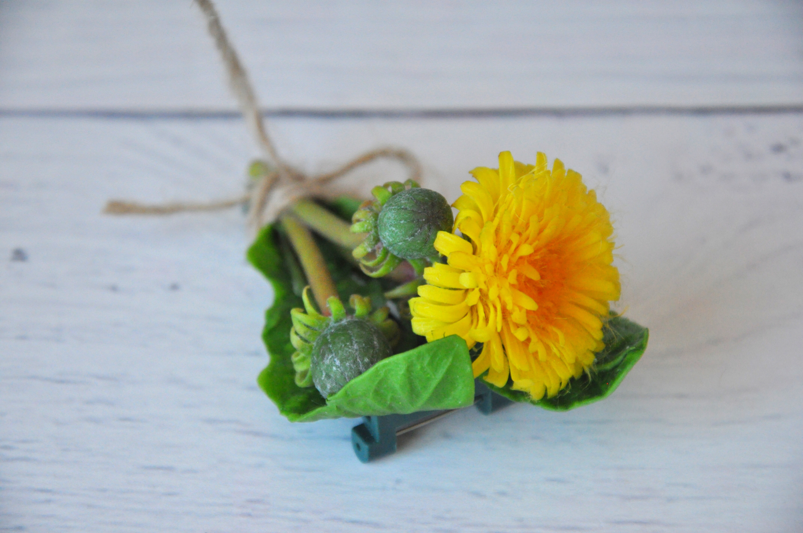 When the time of year doesn't matter - My, Лепка, Cold porcelain, Polymer clay, Dandelion, Flowers, Longpost, Needlework