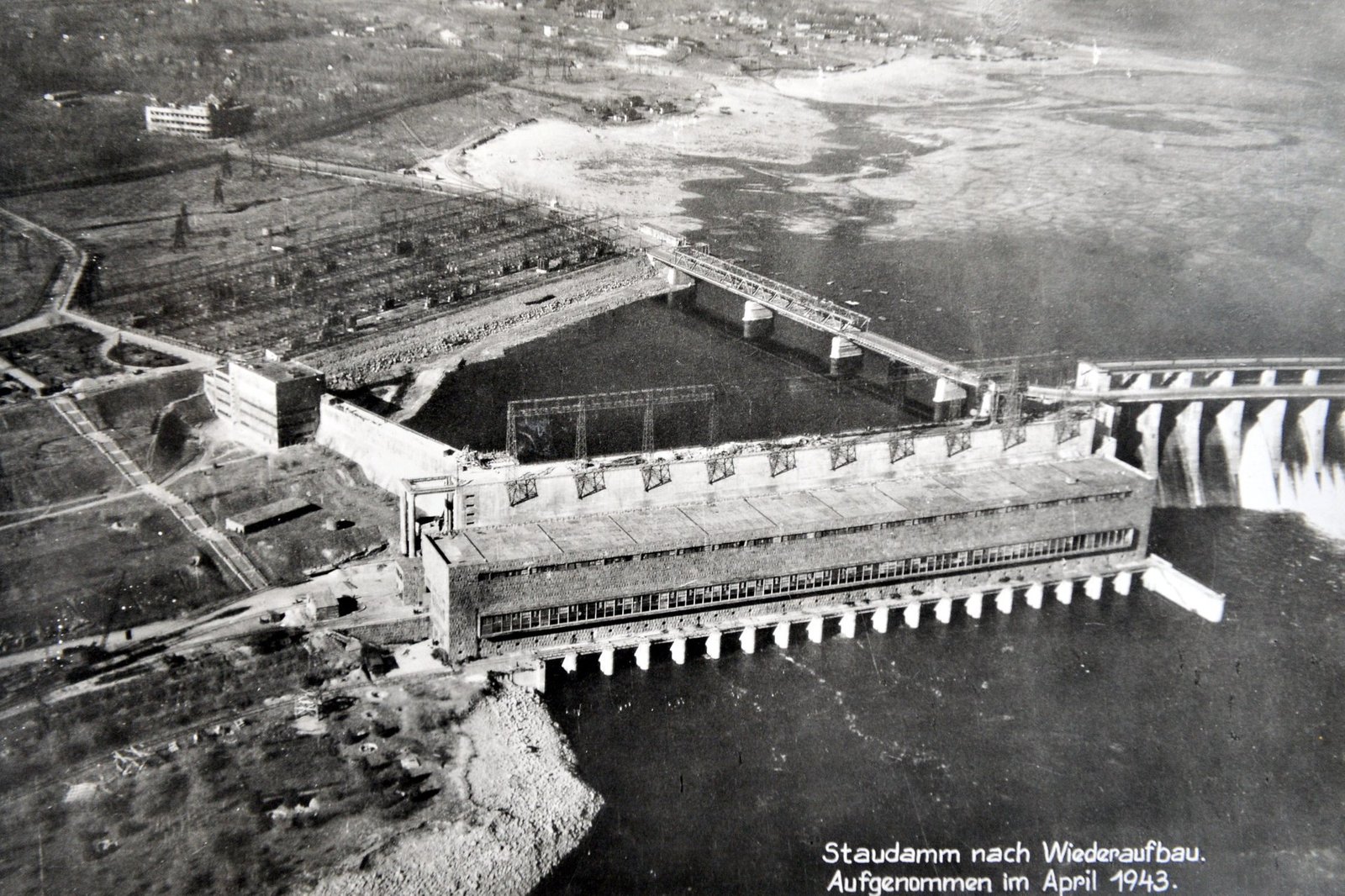 Pictures of the DneproGES dam and its environs were taken in 1941-1944 by the German military - Dneproges, Zaporizhzhia, The photo, Longpost