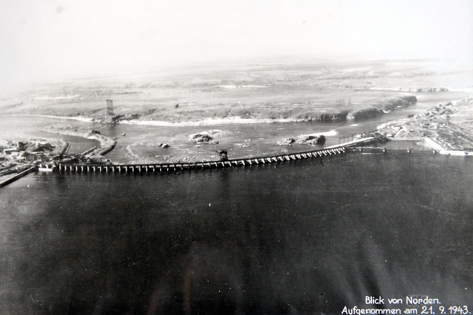 Pictures of the DneproGES dam and its environs were taken in 1941-1944 by the German military - Dneproges, Zaporizhzhia, The photo, Longpost