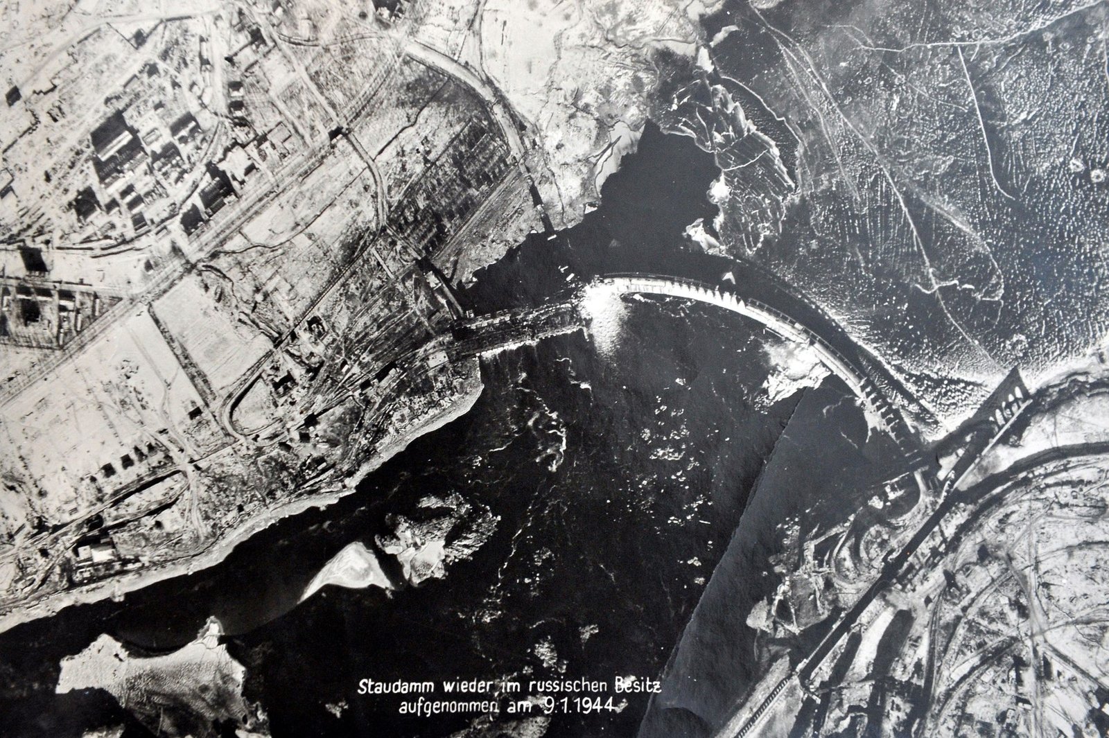 Pictures of the DneproGES dam and its environs were taken in 1941-1944 by the German military - Dneproges, Zaporizhzhia, The photo, Longpost