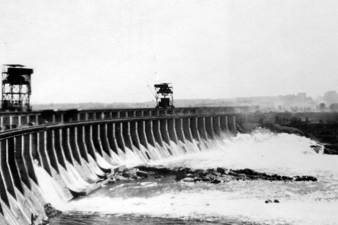 Pictures of the DneproGES dam and its environs were taken in 1941-1944 by the German military - Dneproges, Zaporizhzhia, The photo, Longpost