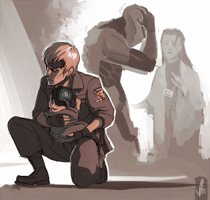 Hunter and Fox - Metal gear, Metal gear solid, Gray Fox, Naomi Hunter, Games, Art