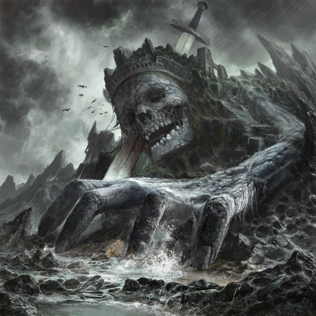 Dead Giant King in Border - Art, Deviantart, , King, Giants, The rocks