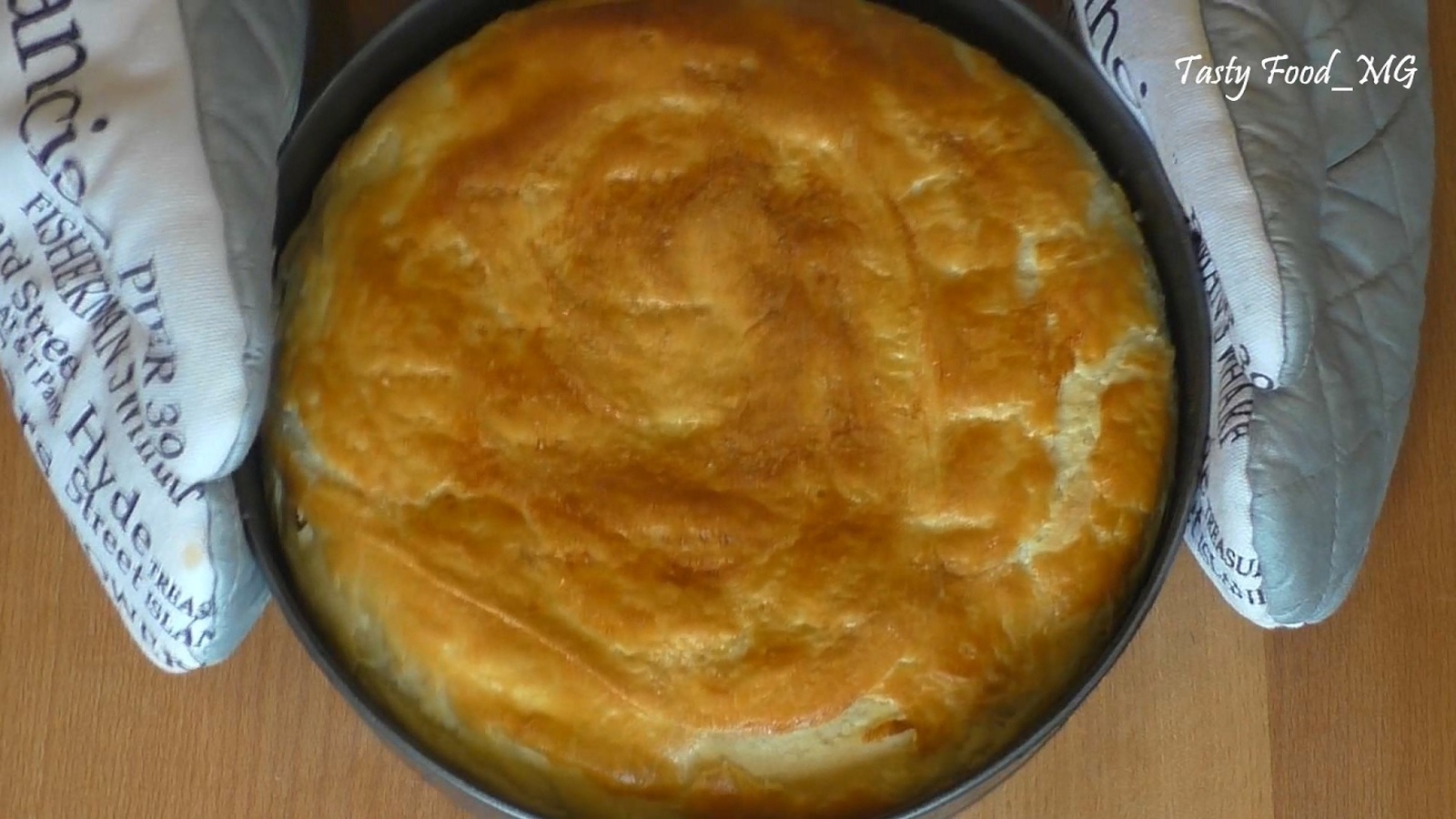 Egyptian pie Fytyr with custard - My, Fytyr, Egyptian pie, Custard, Pie, Maryana delicious food, Video recipe, Video, Longpost