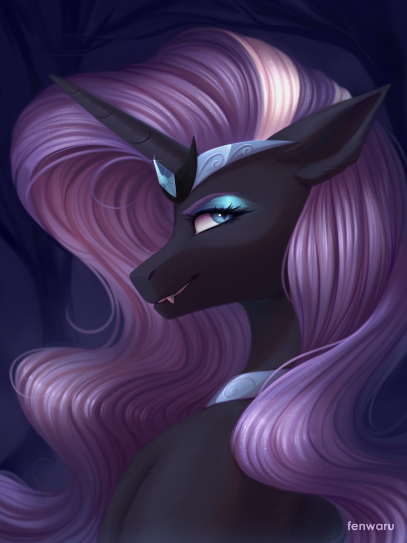 Злые няши - My Little Pony, Daybreaker, Nightmare Moon, Queen Chrysalis, Nightmare Rarity, Арт, Длиннопост