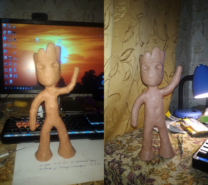 I am Groot! Continuation of creativity. - My, Groot, Marvel, Guardians of the Galaxy, Hobby, Longpost