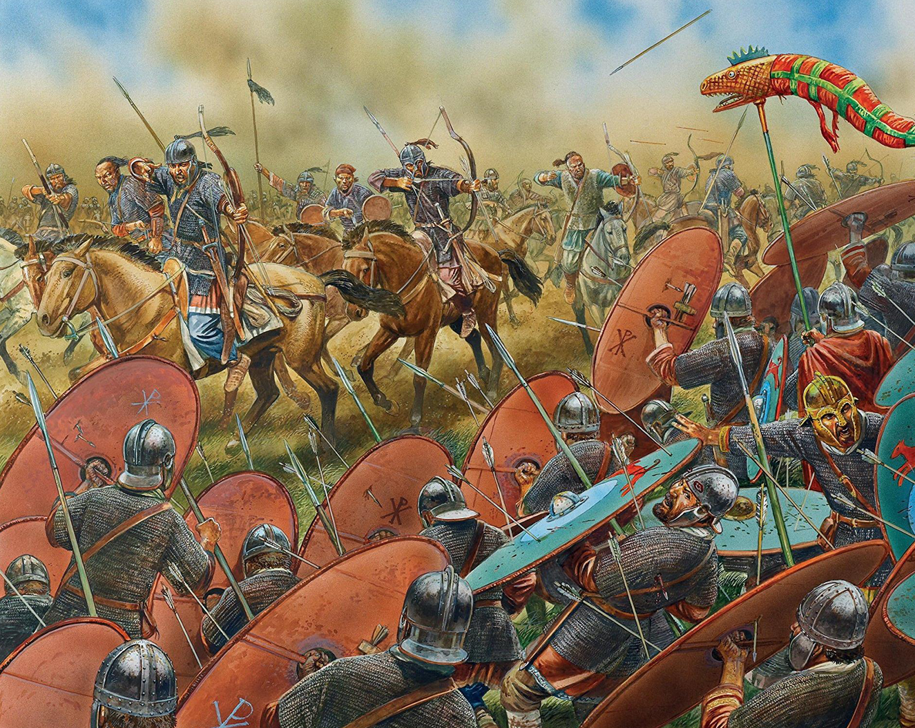 Battle of Adrianople. The beginning of the collapse of the Roman Empire. - Battle, The Roman Empire, The emperor, Barbarian, , Meat grinder, Ancient Rome, Antiquity, Longpost