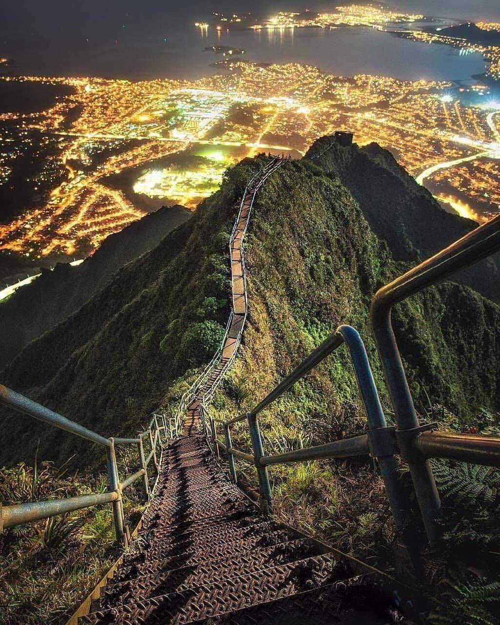 Viewpoint - Evening, Landscape, Hawaii